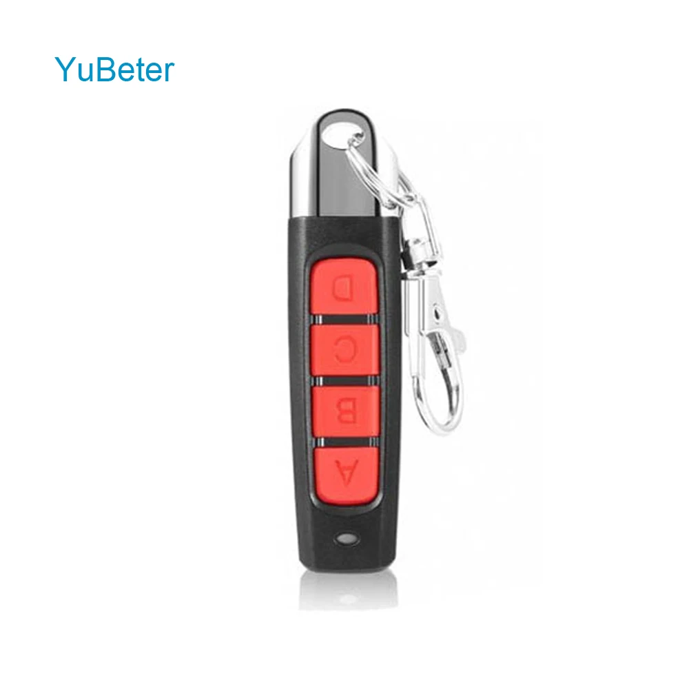 YuBeter Clone Remote Control Wireless Transmitter Garage Gate 433MHZ 4 Buttons Door Electric Copy Controller Anti-theft Lock K