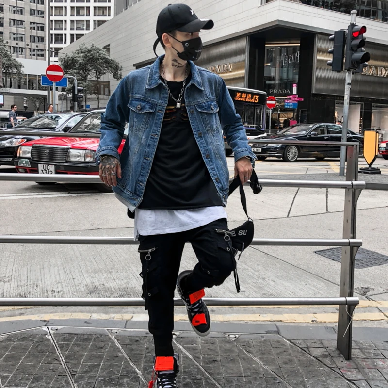 Novel ideas 2018 New Autumn Winter denim jacket men fashion Hip-hop streetwear jeans jacket cotton US S Novel ideas 2018 New Autumn Winter denim jacket men fashion Hip-hop streetwear jeans jacket cotton US S