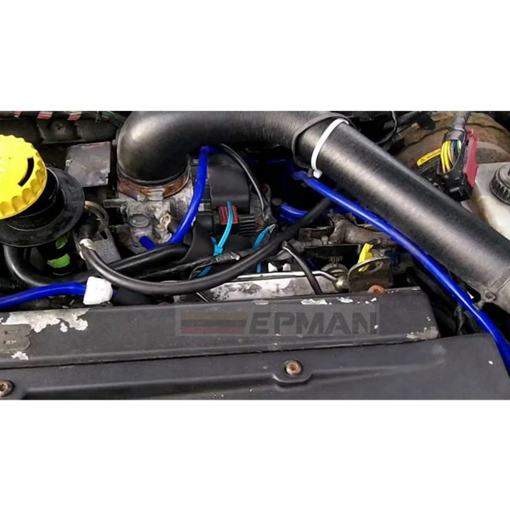 6 мм x 50 м силиконовый вакуумный Vac шланг Труба воздушный Черный для Honda Civic Ek Ex Lx Si Jdm