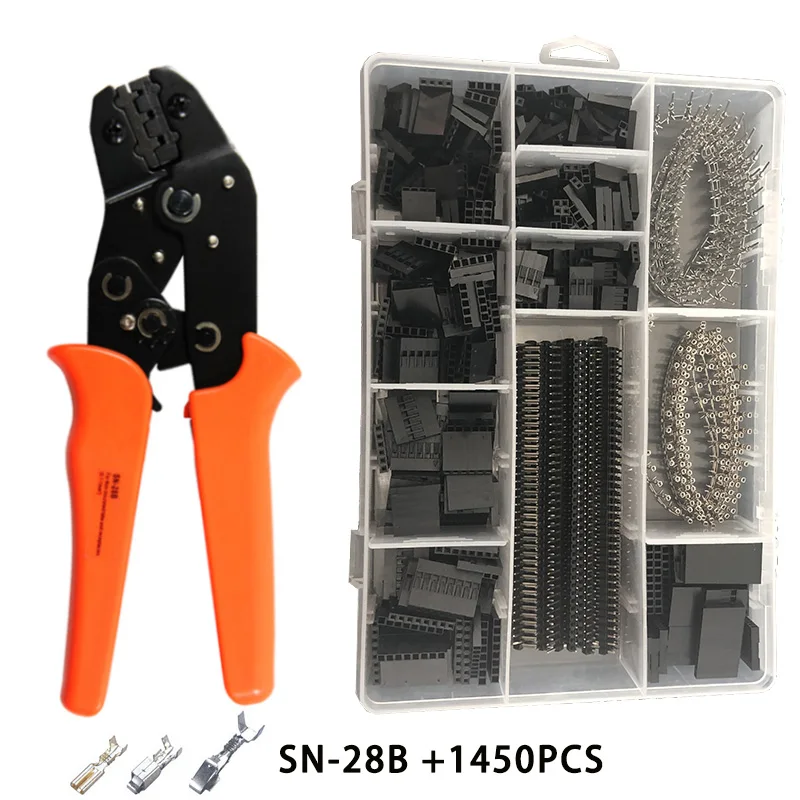 Sn28b 1450pcs Jst Plier Dupont Crimping Pliers Wire Crimping Hand Tool