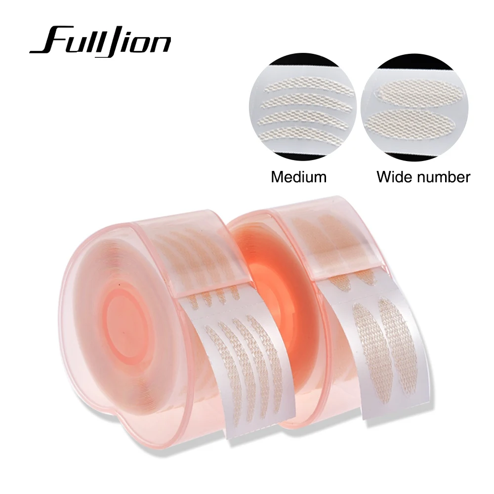 

Fulljion Double Eyelid Tape Sticky to Water Invisible Eyelid Paste Eye Stickers Instant Eye Lift Big Eyes Decoration Makeup Tape