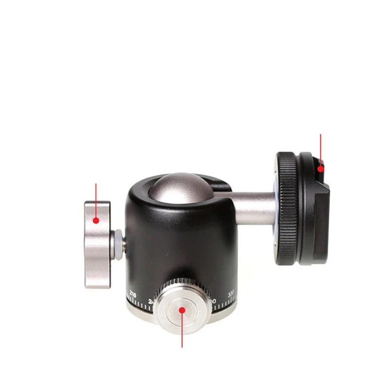 FOTOBETTER MBH19 360 панорамная шаровая Головка мини штатива w 1/4 ''Универсальное
