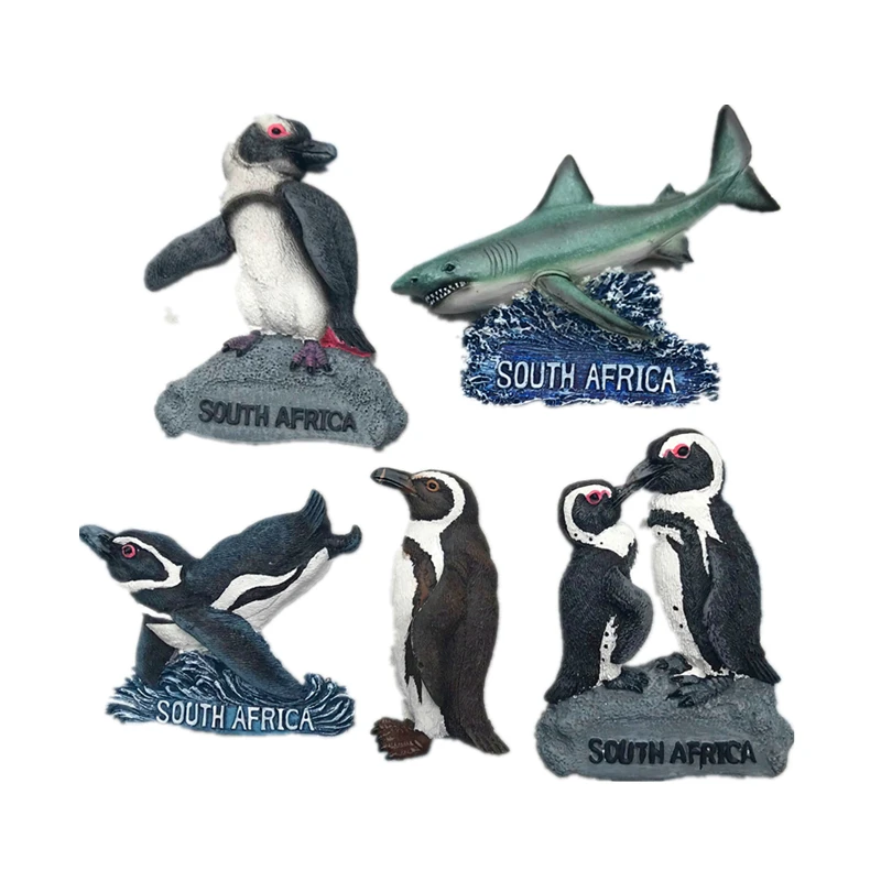 Горячая Южноафриканский Пингвин 3D магниты на холодильник сувениры для туристов холодильник магнитные наклейки украшение дома подарок-аксессуар