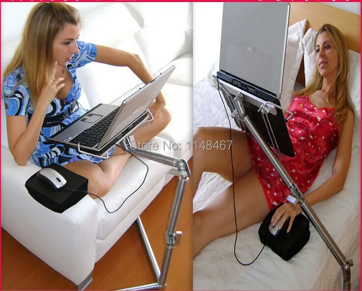 2014 top sale Folding Nottable Laptop Stand Table Adjustable Notebook Desk table laptop stand for bed free ship bandeja | Компьютеры и