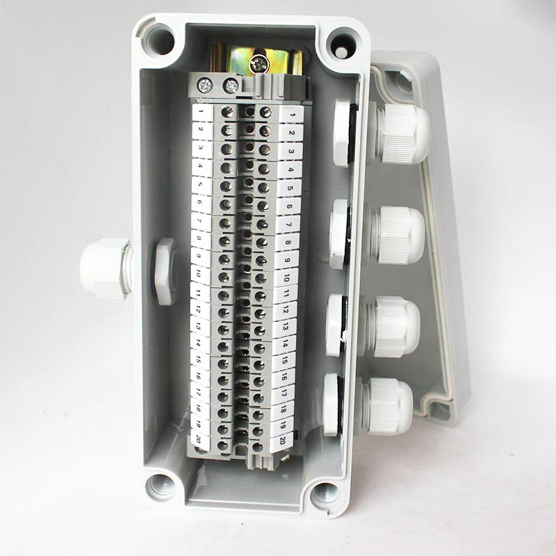 

80*180*70mm One in Four Out wire junction box connection waterproof IP66 ABS plastic box use as electric project box set