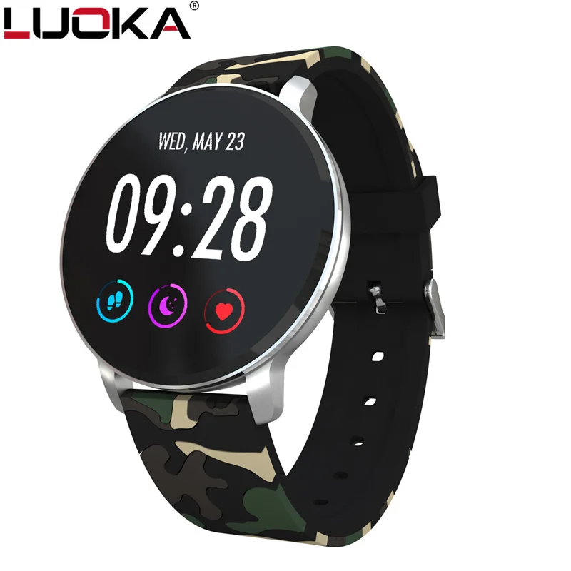 

LUOKA SN11 Smart Watch OLED Color Screen Heart Rate Blood Pressure Monitor IP67 Waterproof Sport Fitness Tracker Sleep Monitor