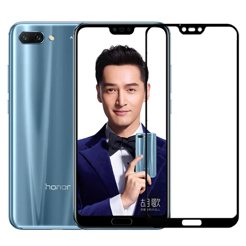 Полное покрытие из закаленного стекла для huawei Honor 10 8 9i play 7x 8a Защитная пленка Huawey