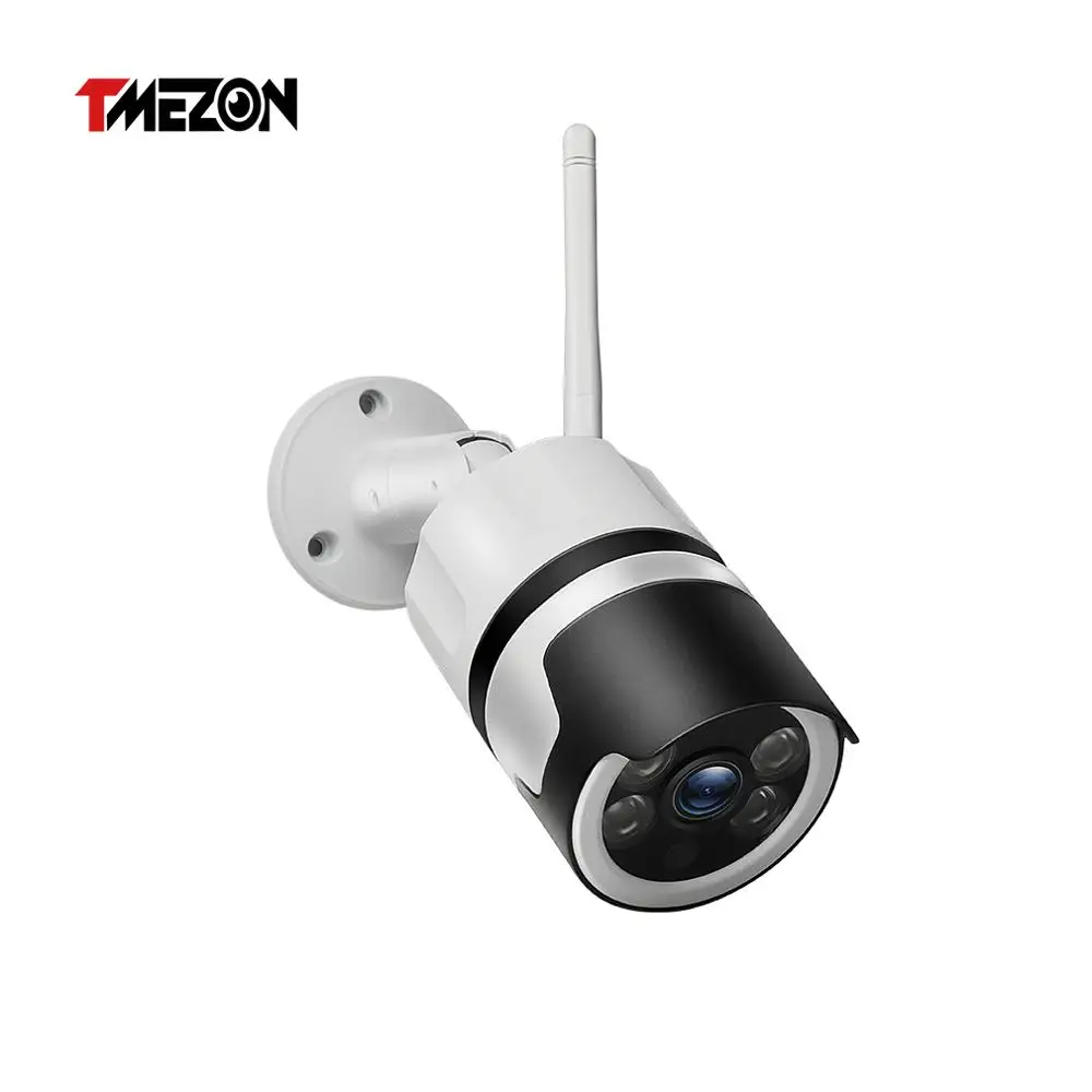 

TMEZON IP Camera Outdoor Waterproof HD Video Surveillance Security Camera Built-in SD Card Slot 1080P Wireless WIFI Camera