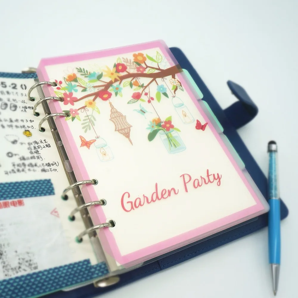 A5 A6 PP матовая пластина Hello Garden вечерние блокноты для письма защита внутренняя
