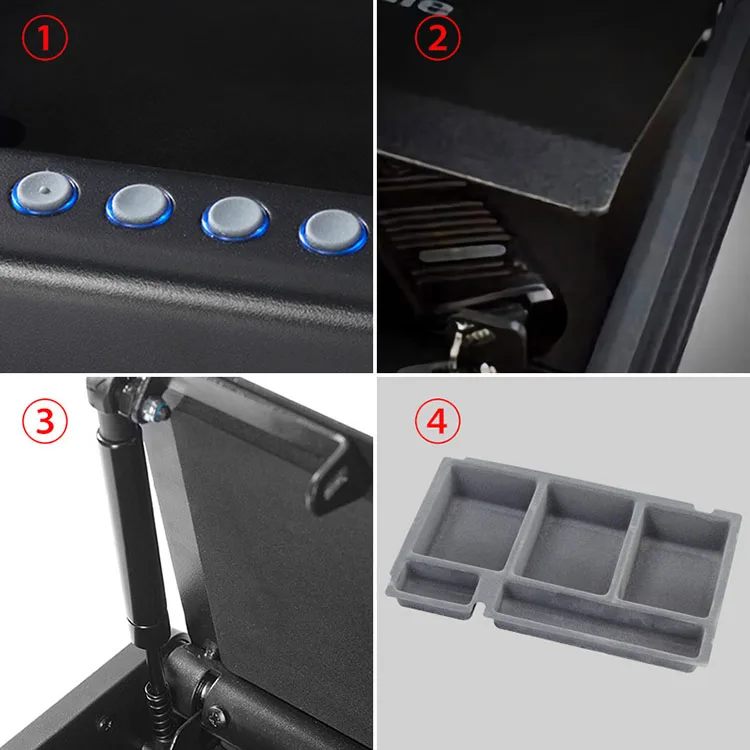 Master Lock Electronic Password Safes Compact Drawer Safe Box with Electronic Lock Solid Steel Waterproof Secret Box Gun Safe (22)