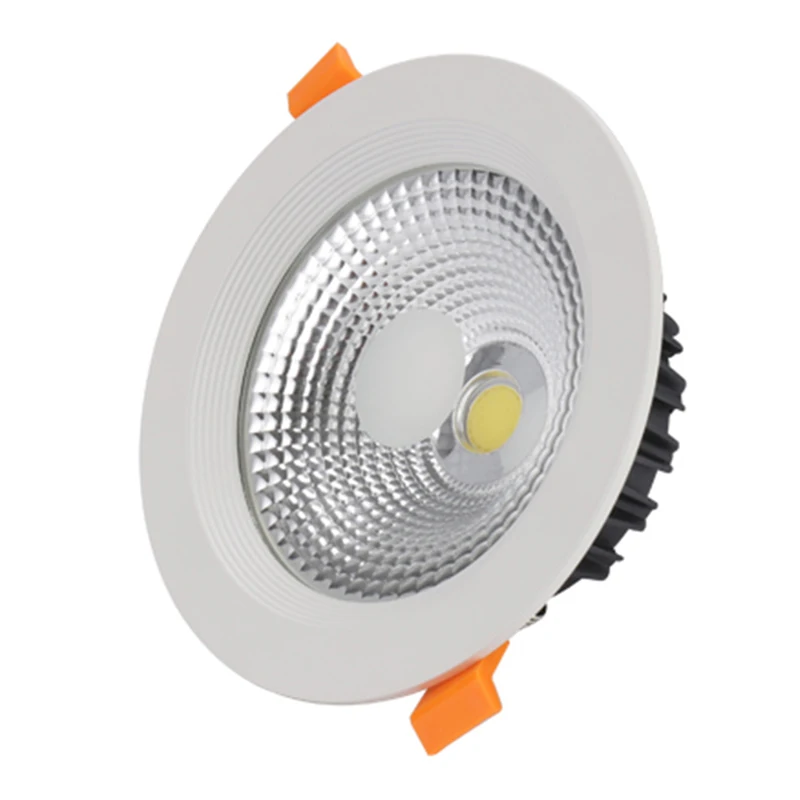 

Led Downlight White Body dimmable spot cob 110v 220v Lighting Fixtures Recessed Down Lights Indoor Light 5W 7W9W12W 15W 18w