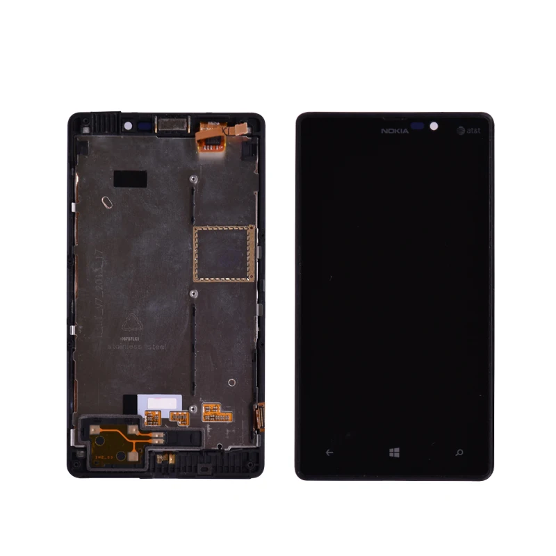 

100% Original For Nokia Lumia 820 LCD Display with Touch Screen with Frame 4.3" 800x480 lcd free shipping