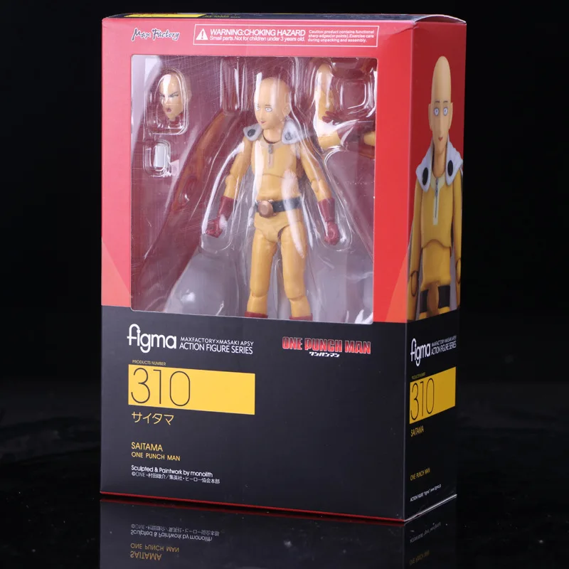 

Anime Saitama One Punch Man Figma 310 PVC Action Figure Collectible Model Toys
