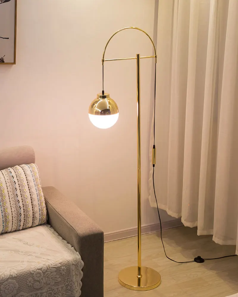 Nordic Modern LED Floor Lamps Standing Lamp Gold Luxury Creative Living Room Light Lamps For Home Bedrooms Hotel Lighting (8)
