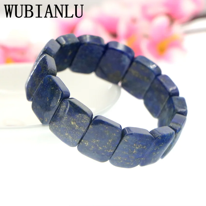 WUBIANLU новинка модный браслет из натурального лазурита 6 форм женский костюм