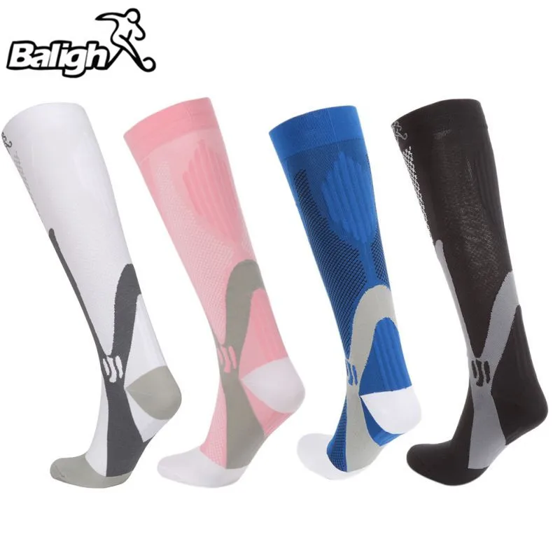 

2018 Unisex Outdoor Sports Running Football Men Woman Leg Support Stretch Magic Compression Socks