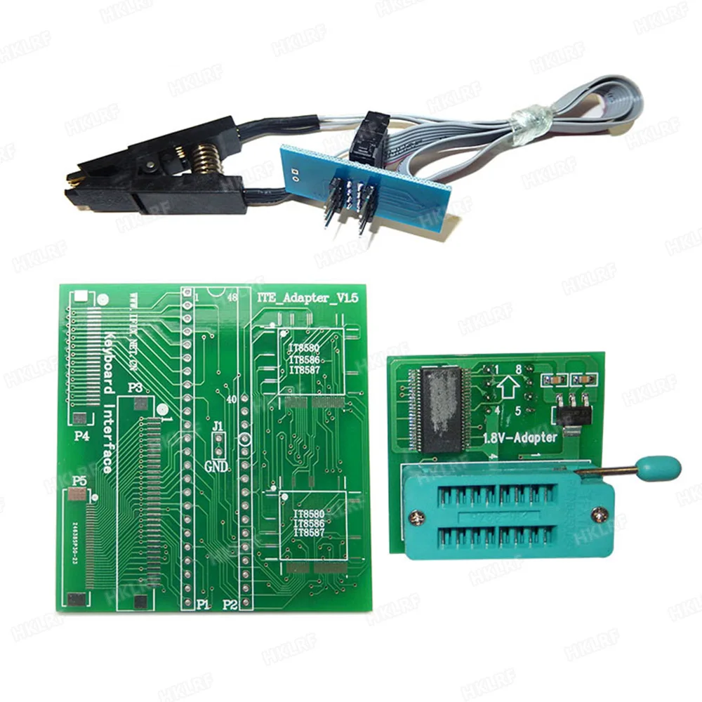 RT809F программатор+ все адаптеры SOP8 IC клип считыватель LCD+ PEB-1 плата расширения+ кабель EDID