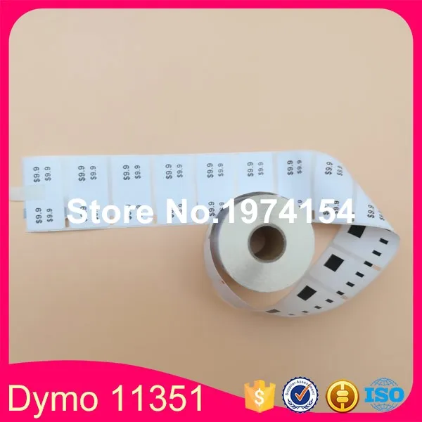 20 x рулонов совместимые с dymo этикетки 11351 ювелирных изделий термобумага 54 мм 11