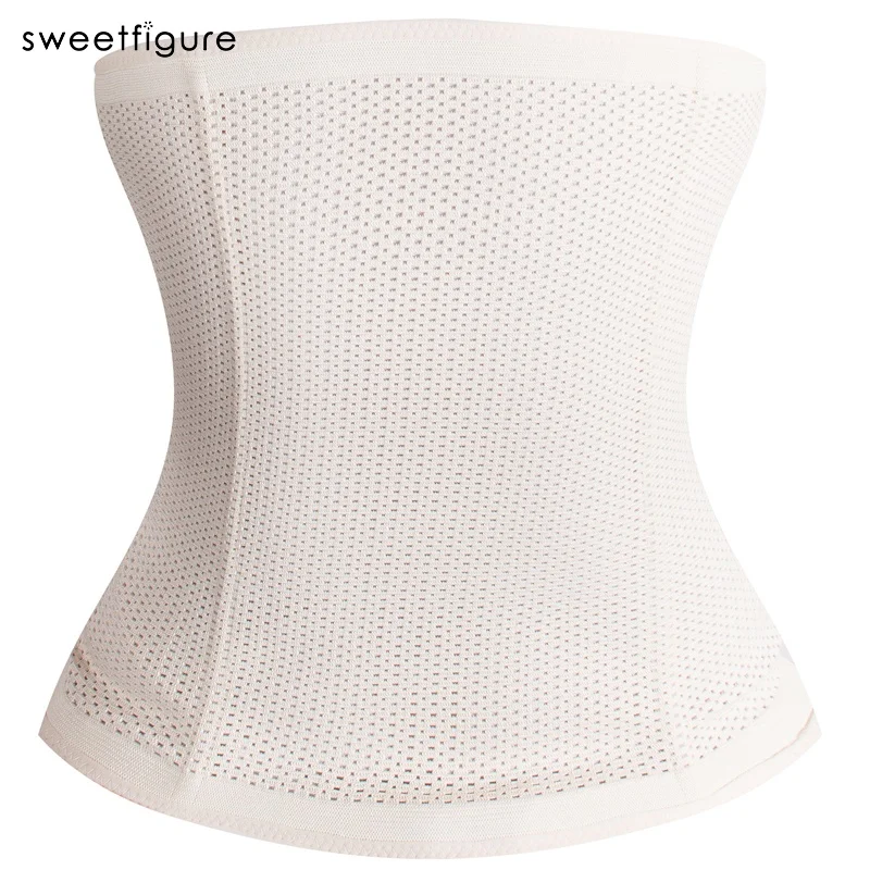 Waist Trainer Corset Body Shaper Women Cincher Post-baby Control Underbust Breathable Slim Shapewear Body Belt Modeling Strap backless shapewear