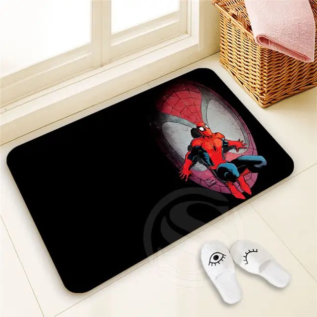 Eco Friendly Custom Spider Man Doormat Home Decor 100 Polyester