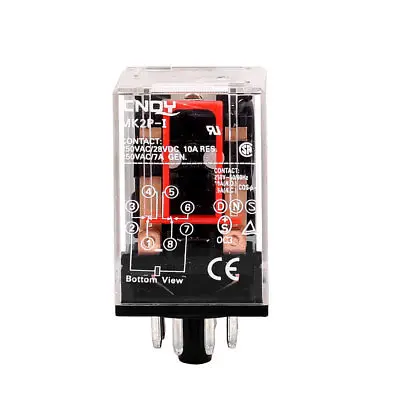 

MK2P-1 AC 110V катушечное напряжение 8-Pin DPDT электромагнитное реле мощности