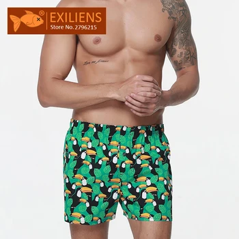 

EXILIENS Men Arrow Underwear Mens Shorts Boxers Sexy Pants Loose Cotton Top Panties Male Brand Man Underpants Print Size Plus