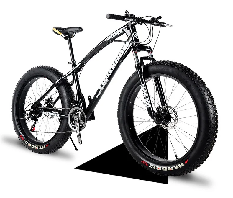 Discount 26 Inch 7/21/27speed Cross-country Mountain Bike Aluminum Frame Snow Beach 4.0 Oversized Bicycle Tire Dirt Bikes for Men & Women 17