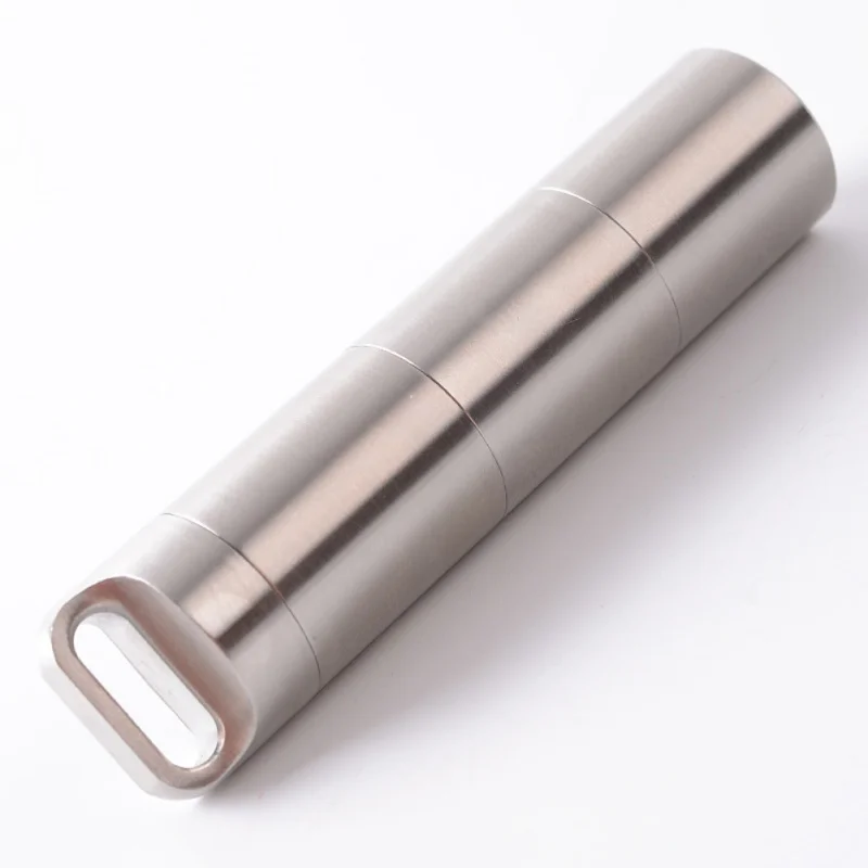 EDC Pill Medicine Storage Box Container Multi Grid Stainless Steel Sealed Waterproof Leakproof Holder Outdoor Camping Travel pill box