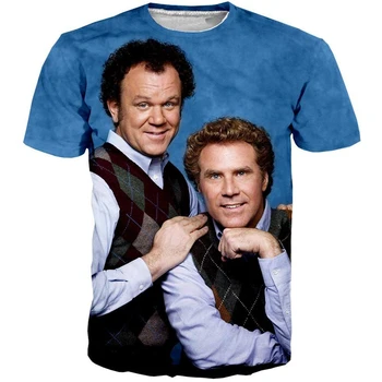 

YX Girl 2019 Summer Unisex Tops Tees STEP BROTHERS T-SHIRT For Men Women Short Sleeve O-neck T shirt Streetwear Dropship