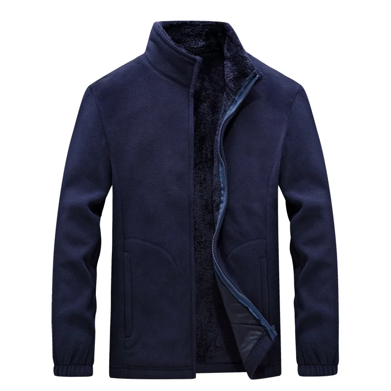 Men Thicken Warm Jacket For Winter Men Softshell Fleece Casual Jackets Windproof Thermal Mens Jackets and Coats Men Sweatshirt