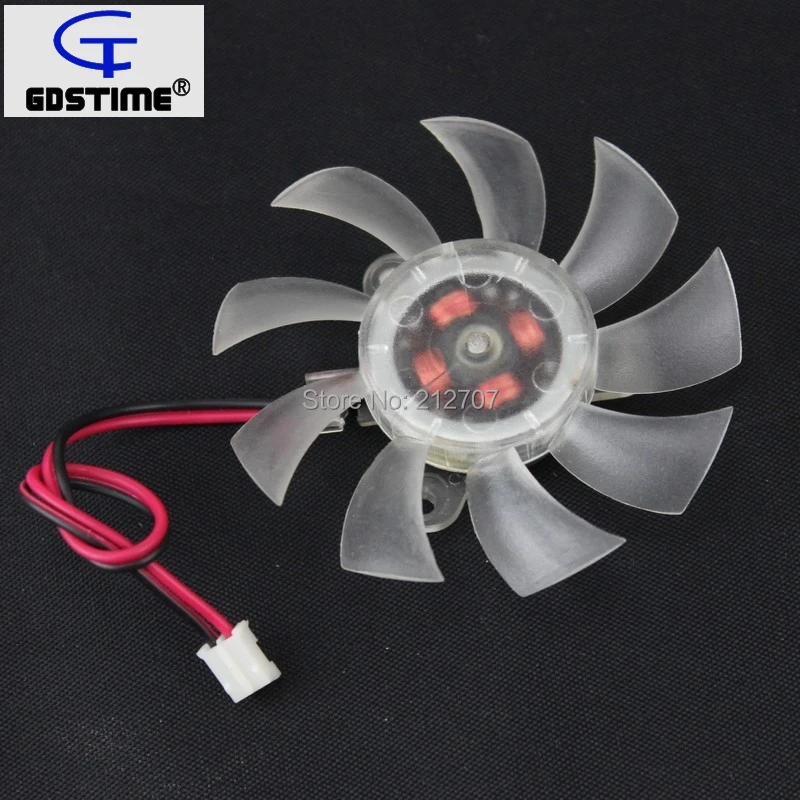 

100pcs Gdstime 2 Pin 55mm PC Computer Graphics VGA Video Card Cooling Fan cooler