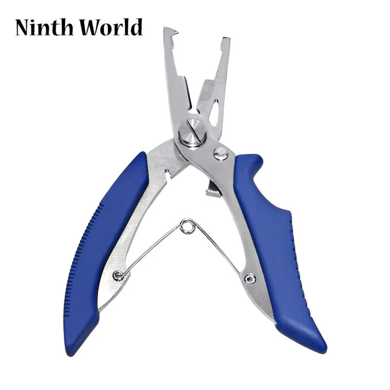 

Multi-function Curved Mouth Fishing Pliers Stainless Steel Fish Use Scissors Road Sub-pliers Outdoor Large Horsepower