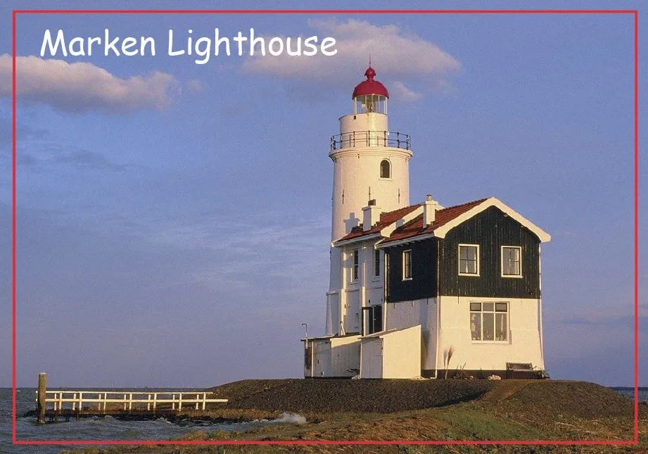 

Marken Lighthouse Netherlands Souvenirs of Worldwide Landscape Store,Tool Box Refrigerator Magnets 21044