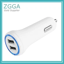 Автомобильный Зарядное устройство для мобильного телефона для планшета 2-Порты и разъёмы двойной порт USB зарядная автомобиля Зарядка универсальная Портативный дорожное устройство для быстрой зарядки