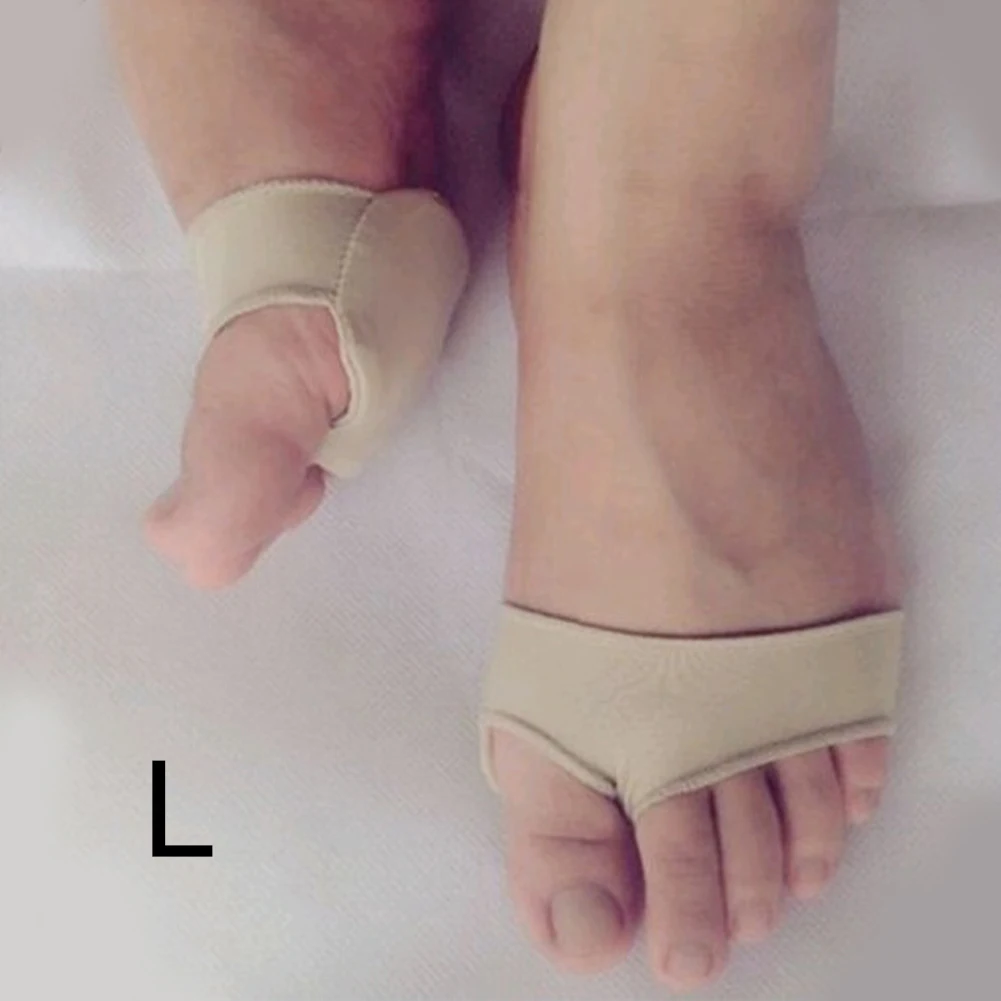Выпрямитель большого пальца ортопедические вставки для ног защита утолщенная Подушечка для ног облегчение боли вальгусные противоскользящие носки 2 отверстия подушка