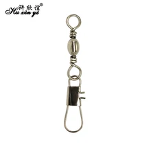 HXY шт(100 50 20) Размер(4/0#1#5#6#) вертлюг с блокировкой защелки рыболовные Вертлюги рыболовный крючок аксессуары кольцо
