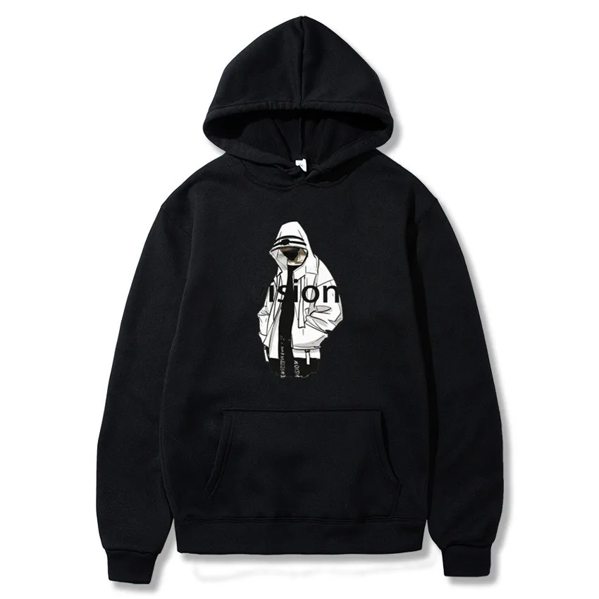 

2019 New Autumn Women/Men Vision Hip Hop Print Boy Print Winter Sweatshirt Coat Clothes Hot Cap Hoodies S-XXXL