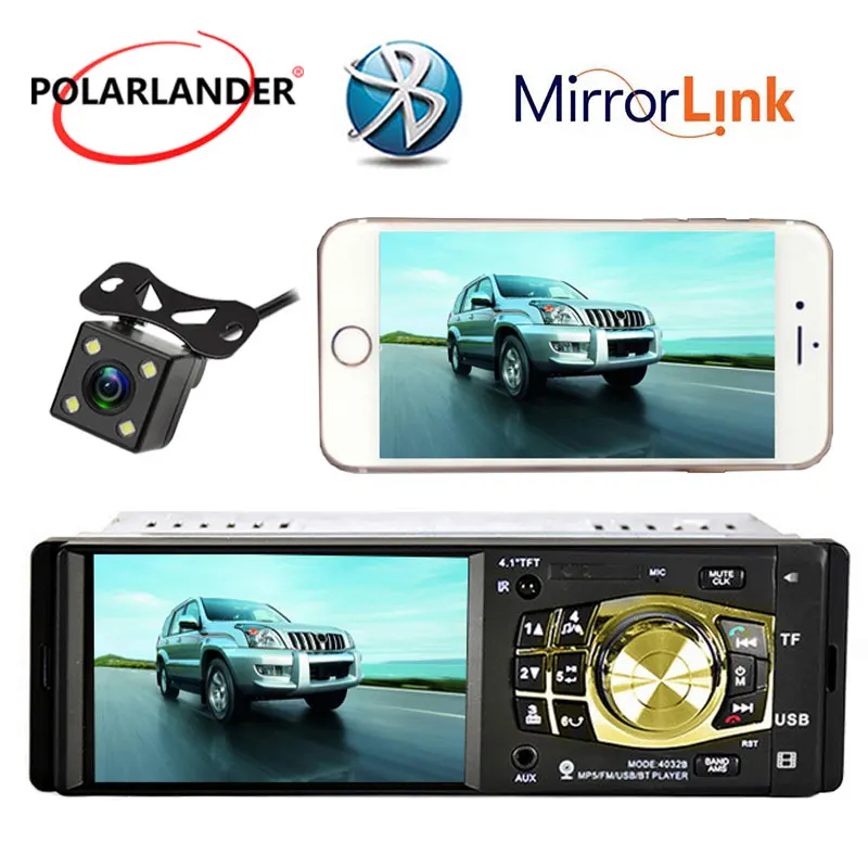 

Audio Video TF USB Port Car MP5 Player Multilanguage Car Radio 2018 Newest 4.1 Inch 1 Din Remote Control Support Bluetooth