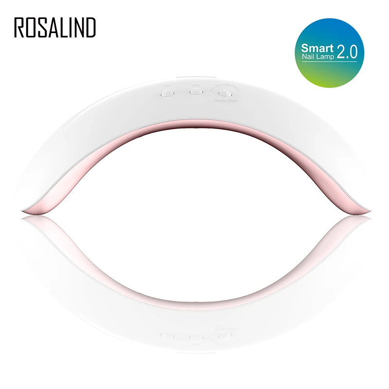 

ROSALIND Electric Nail Dryer Cured Gel Lacquer EU 48W UV LED Lamp Metal Bottom Nail Art Tools Smart Lamp for Manicure Dryer Tool