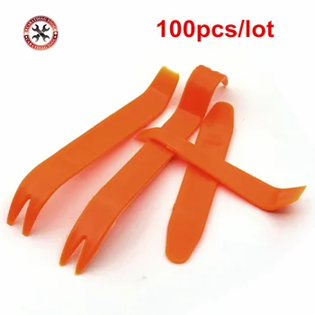 

100pcs/lot Best Quality 4PCS/set Auto Car Radio Door Clip Panel Trim Dash Audio Removal Installer Pry Tool Free Shipping