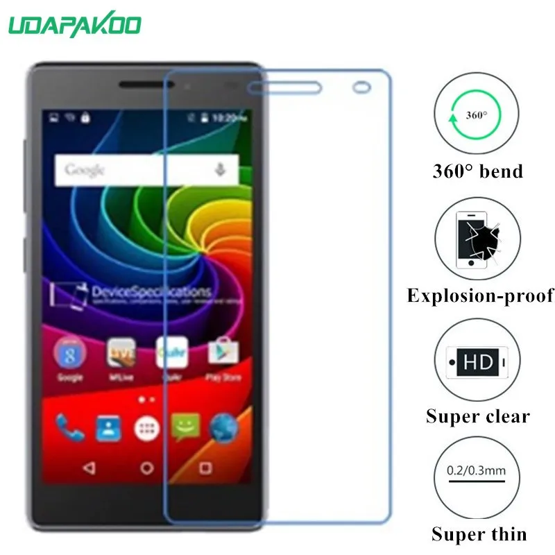 Udapakoo прозрачная закаленная (мягкое стекло) пленка для Micromax Bolt Q332 Nano