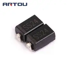 100 шт. SS24 DO-214AC SMA