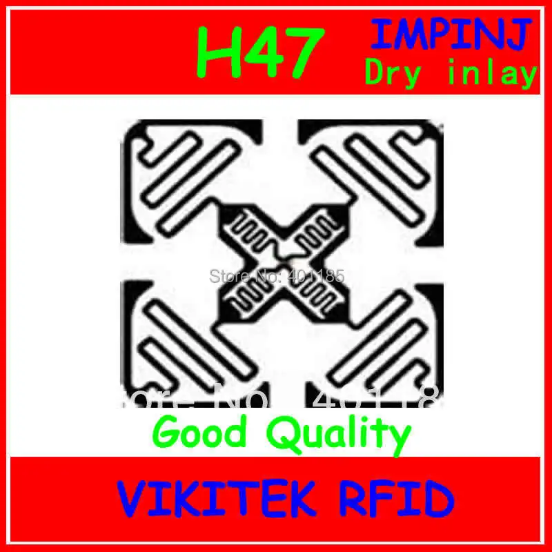 Impinj H47 UHF RFID сухая инкрустация 860 960 МГц Monza4 915M EPC C1G2 для rfid меток и этикеток может