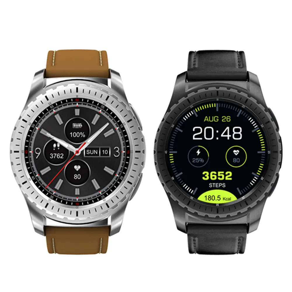 

Tinymons smart watch KW28 Smartwatch clock support SIM TF Card heart rate monitor bluetooth music wristwatch For IOS Android