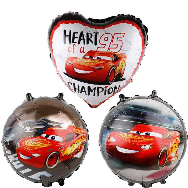 Cartoon Cars Aluminum Foil Party Balloons Kids Happy Birthday Party Decoration Baby Shower Party Supplies Favors 1pc