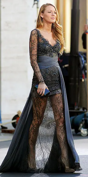 Image result for lace dress celebrity blake lively