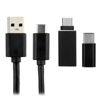 

USB-C Type C to USB 2.0 Data Charger Cable & OTG & Micro USB Adapter Kit 3 in 1