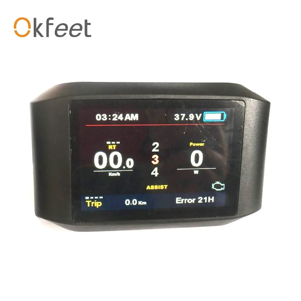Okfeet bicycle display750C for 8fun mid drive motor BBS01 BBS02 BBSHD Bafang 750C LCD colour display Okfeet bicycle display750C for 8fun mid drive motor BBS01 BBS02 BBSHD Bafang 750C LCD colour display