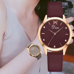 Горячая мода женские часы с рисунком бабочки напечатаны циферблат часы подарок роскошные брендовые кожаные женские кварцевые наручные