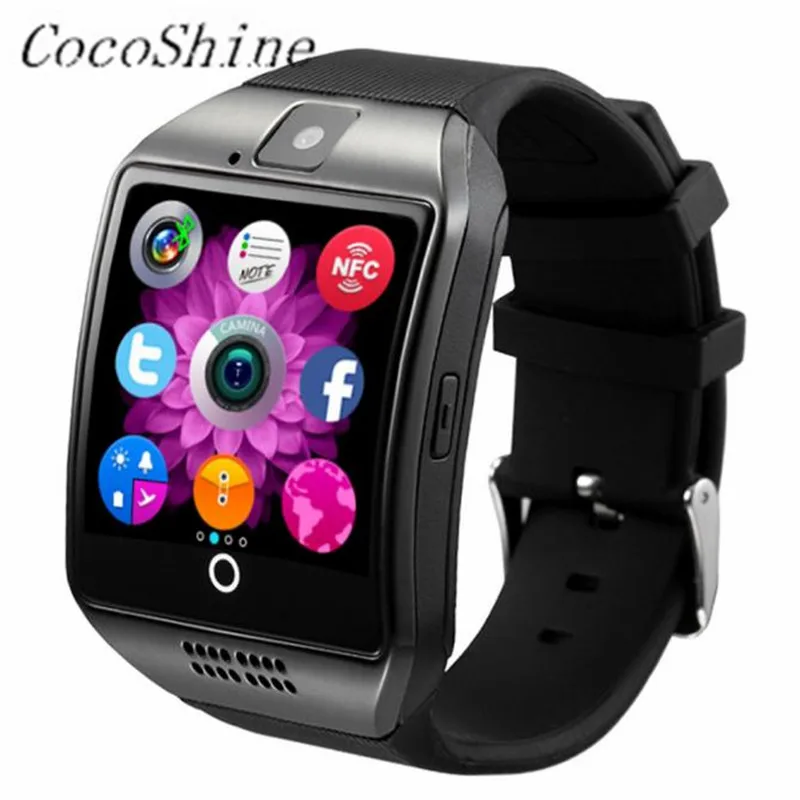 

A-ZN8 Free shipping!High Quality Luxury Bluetooth Smart Watch Curved surface Camera Support SIM Card For Smartphone Wholesale